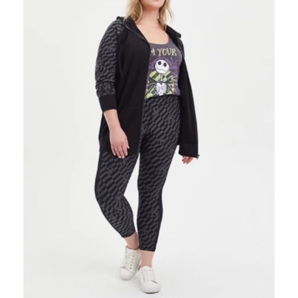 🆕 Disney The Nightmare Before Christmas Active Hoodie Jack Skellington 3X 22 24 - Picture 3 of 6